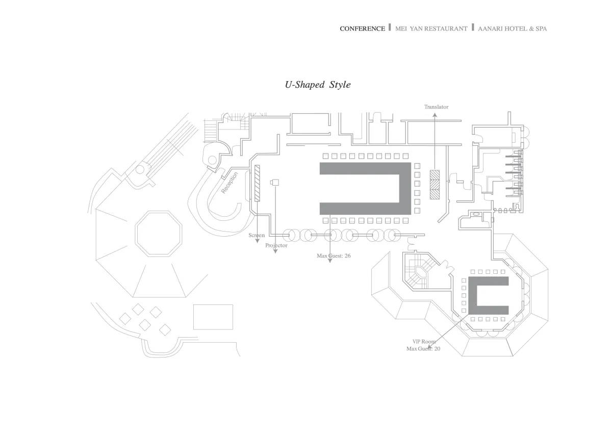 U-Form floor plan